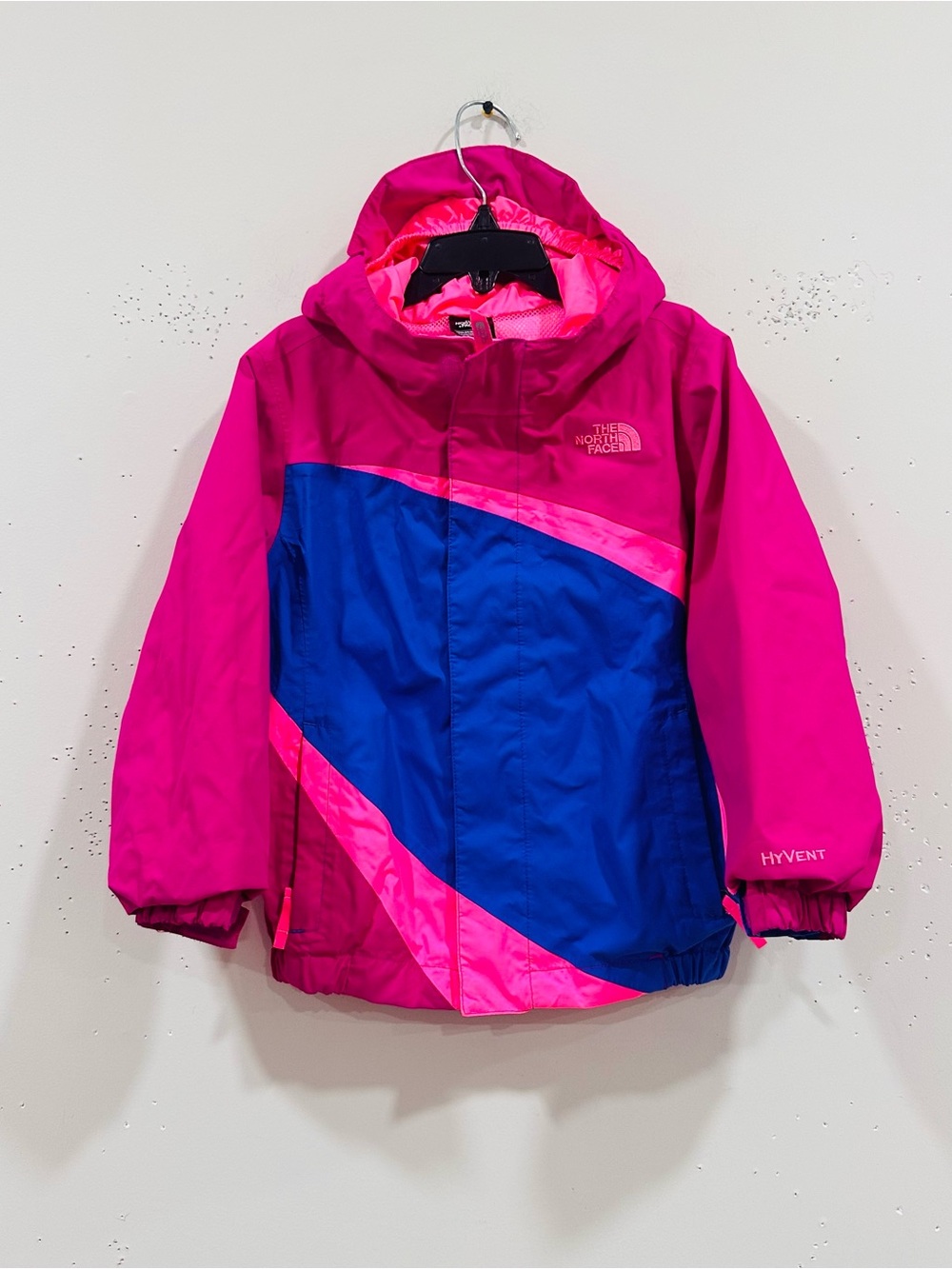 The North Face Girls Mountain View Triclimate 3-in-1 Jacket Pink Blue 4T Toddler
